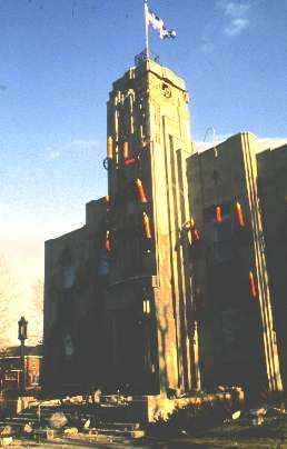 Damage to Montreal-Est City Hall