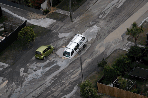 liquefaction in Christchurch (Brett Phibbs)