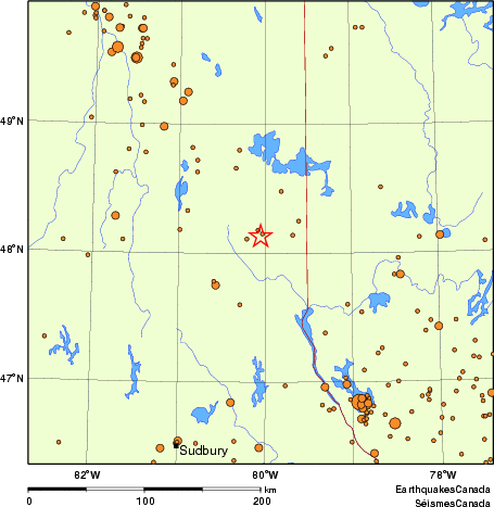 Map of earthquakes magnitude 2.0 and larger, 2000 - present