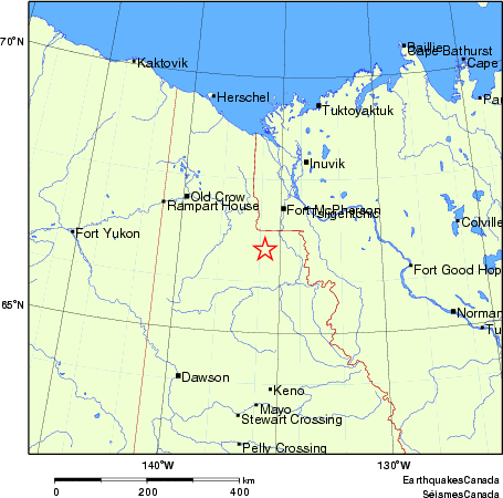 Map of Earthquake Localities