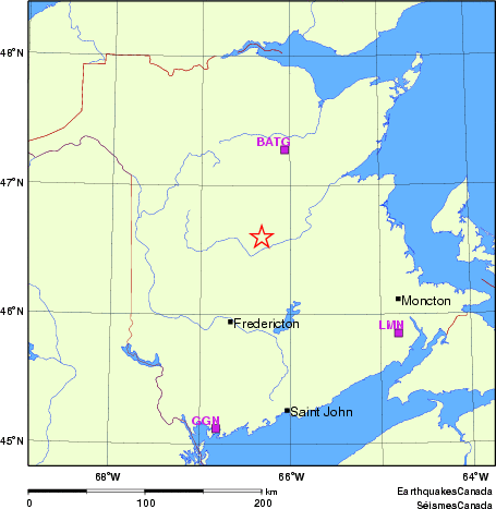 carte des localisations des stations sismologiques locales