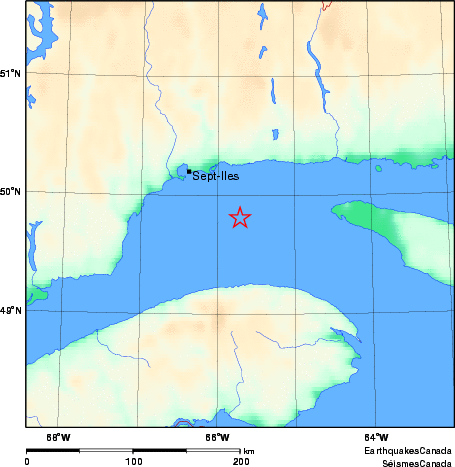 Map of Earthquake Area