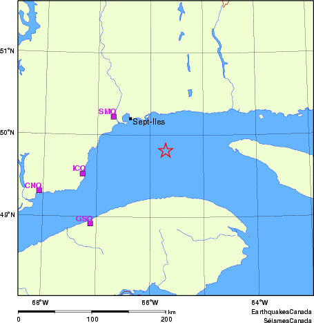 Map of Regional Seismographs