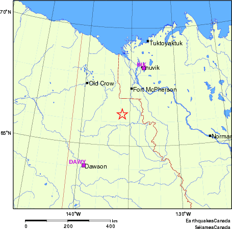 Map of Regional Seismographs