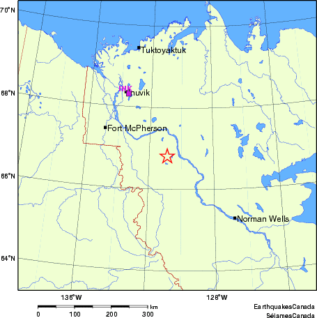 Map of Regional Seismographs