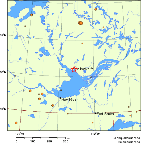 Map of earthquakes magnitude 2.0 and larger, 2000 - present