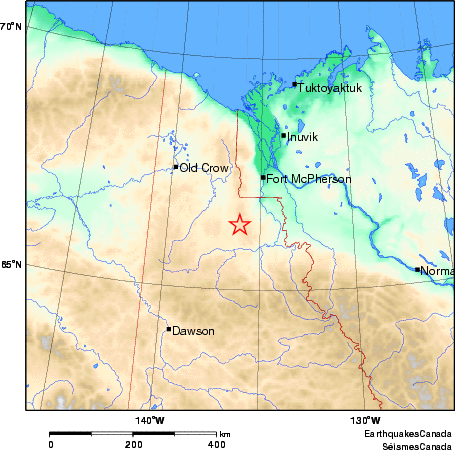 Map of Earthquake Area