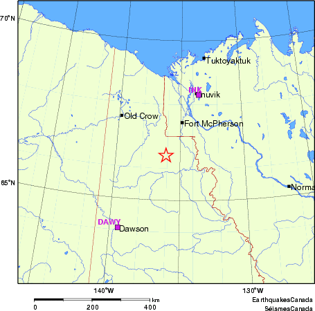 Map of Regional Seismographs