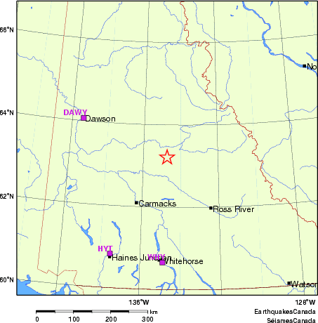 Map of Regional Seismographs