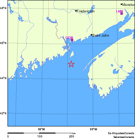 Map of Regional Seismographs