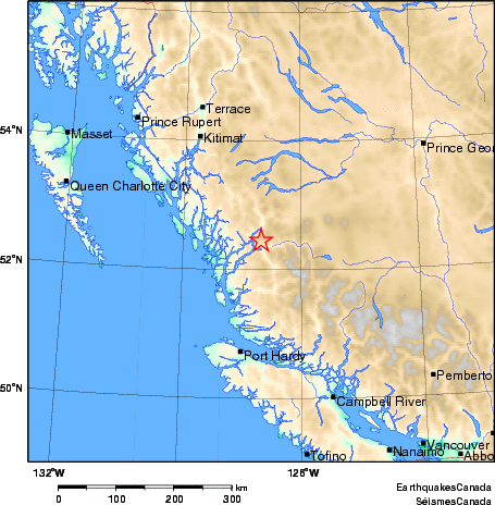 Map of Earthquake Area