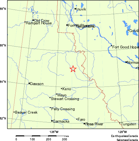 Map of Earthquake Localities