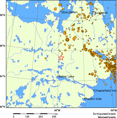 Map of earthquakes magnitude 2.0 and larger, 2000 - present