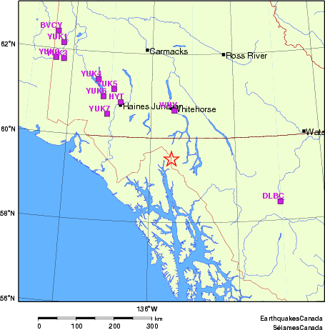 carte des localisations des stations sismologiques locales