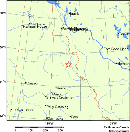 Map of Earthquake Localities