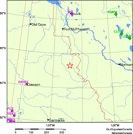 Map of Regional Seismographs