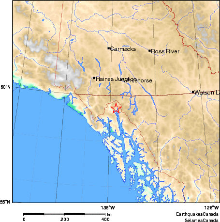 Map of Earthquake Area