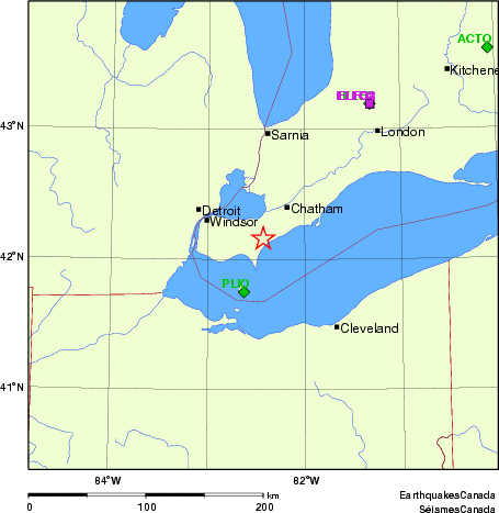 carte des localisations des stations sismologiques locales