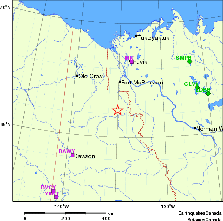 carte des localisations des stations sismologiques locales