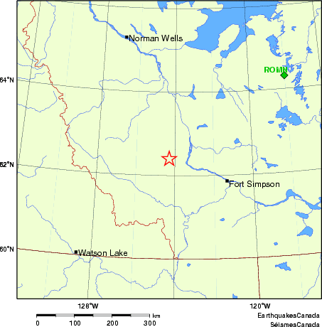 Map of Regional Seismographs