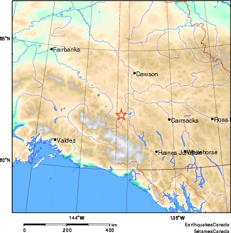 Map of Earthquake Area