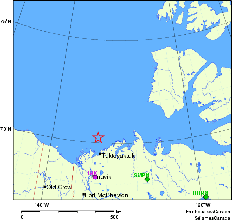 carte des localisations des stations sismologiques locales