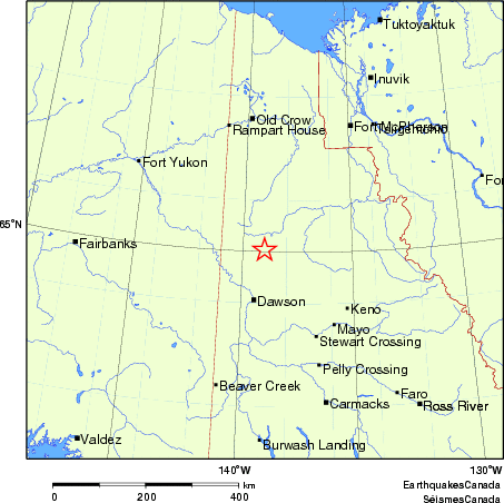 Map of Earthquake Localities