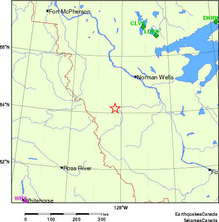 Map of Regional Seismographs