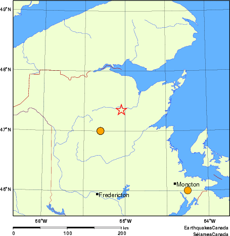 carte des séismes historiques de magnitude 5,0 et plus.  Détails dans le tableau de données ci-dessous