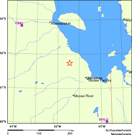 Map of Regional Seismographs