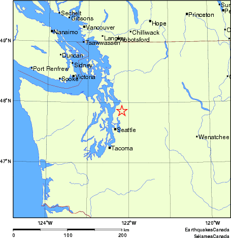 Map of Earthquake Localities