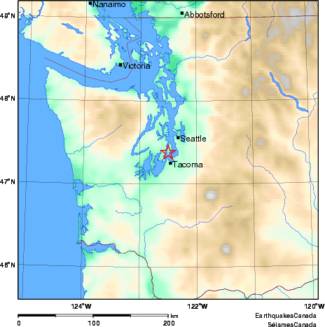 Map of Earthquake Area