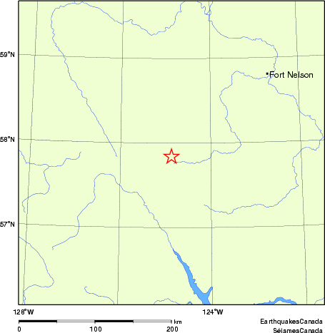 Map of Earthquake Localities