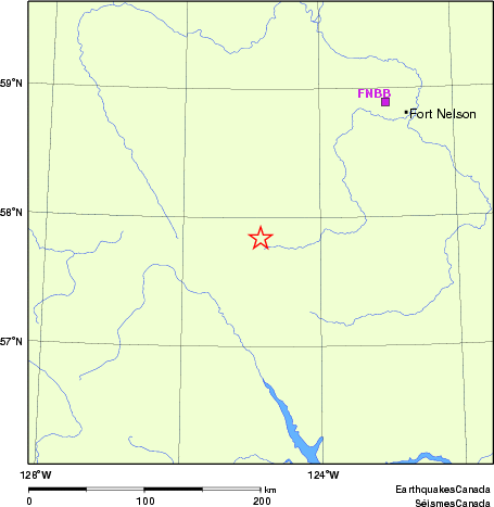 Map of Regional Seismographs