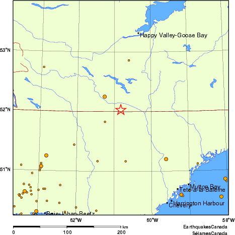 Map of earthquakes magnitude 2.0 and larger, 2000 - present