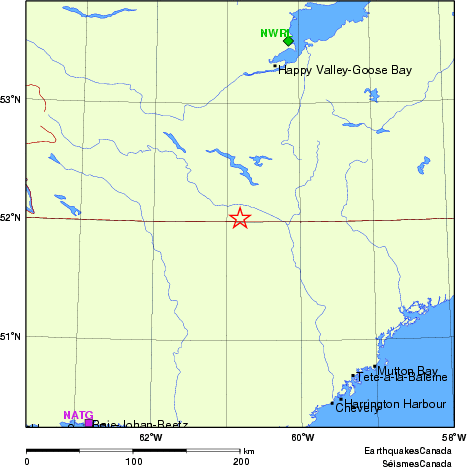 Map of Regional Seismographs