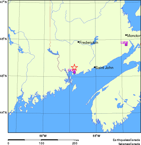 Map of Regional Seismographs