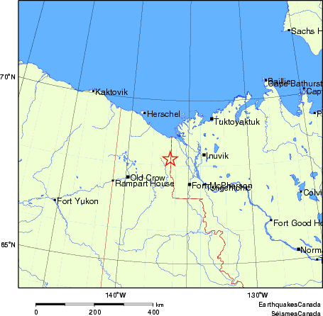 Map of Earthquake Localities