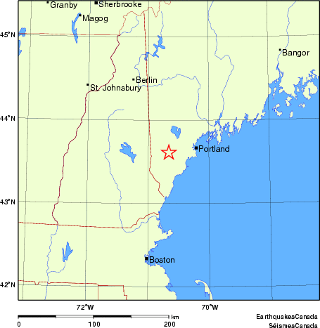 Map of Earthquake Localities