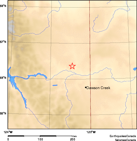 Map of Earthquake Area