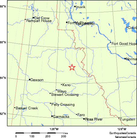 carte des endroits près de l'épicentre