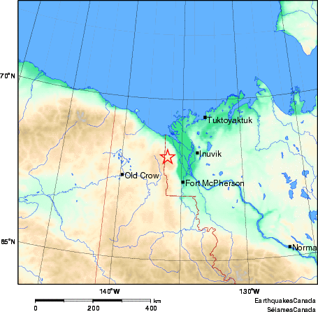 Map of Earthquake Area