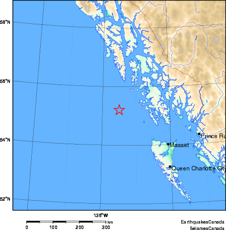 Map of Earthquake Area