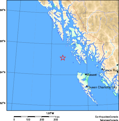 Map of Earthquake Area