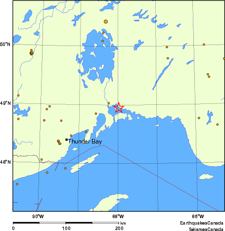 Map of earthquakes magnitude 2.0 and larger, 2000 - present