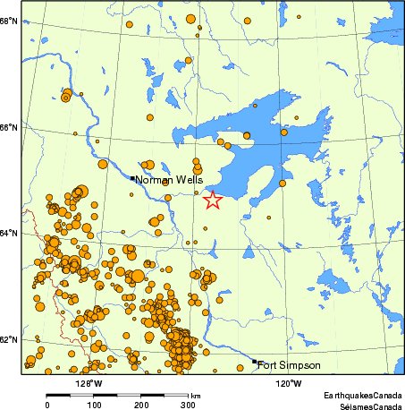 carte des des séismes de magnitude 2,0 et plus depuis 2000