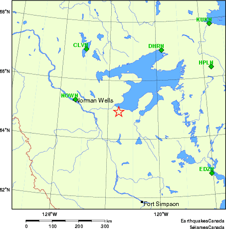 Map of Regional Seismographs