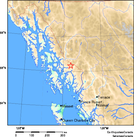 Map of Earthquake Area