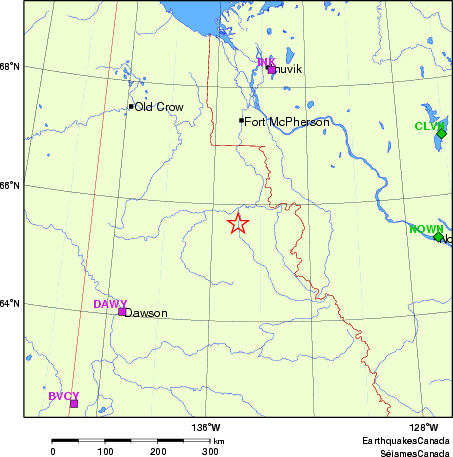 Map of Regional Seismographs