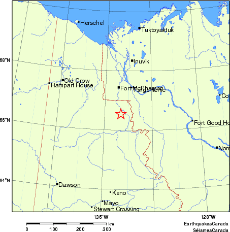 carte des endroits près de l'épicentre